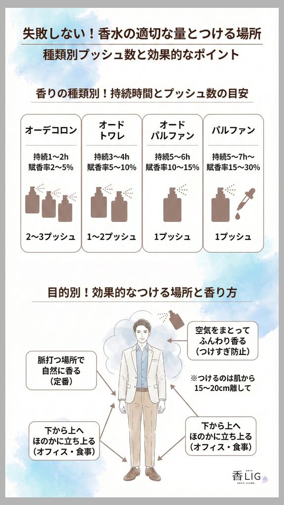 how to apply perfume sprays and points guide