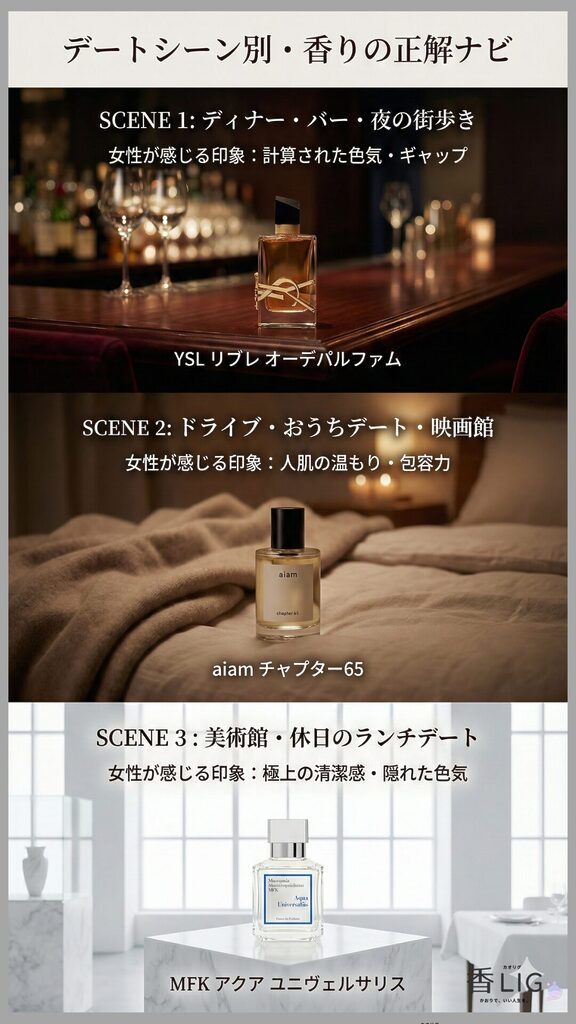 mens fragrance date scene selection guide
