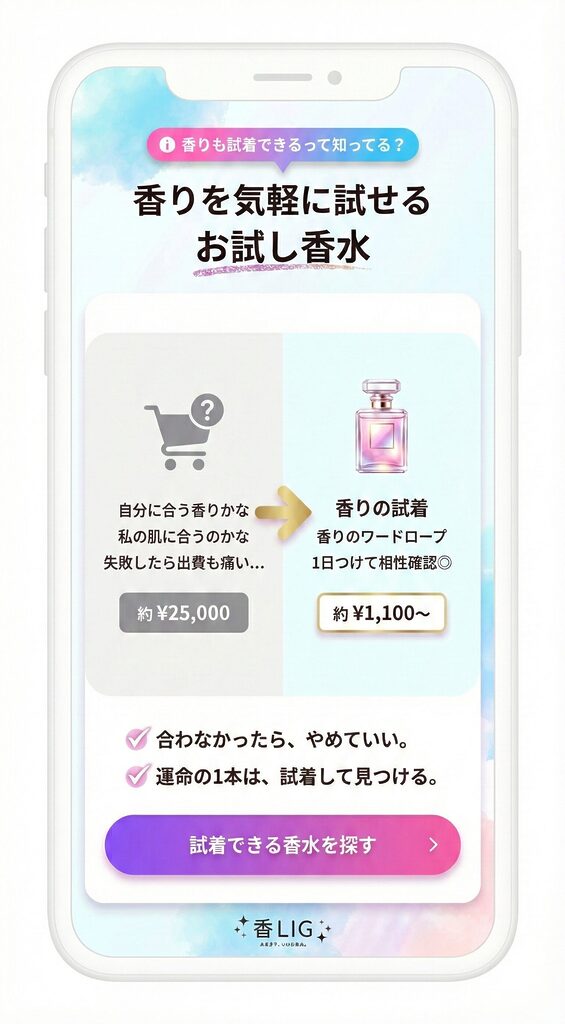 Perfume trial Ladies