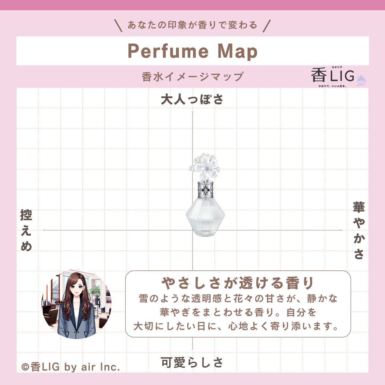 ImageMap Ladies Crystal Bloom Snow