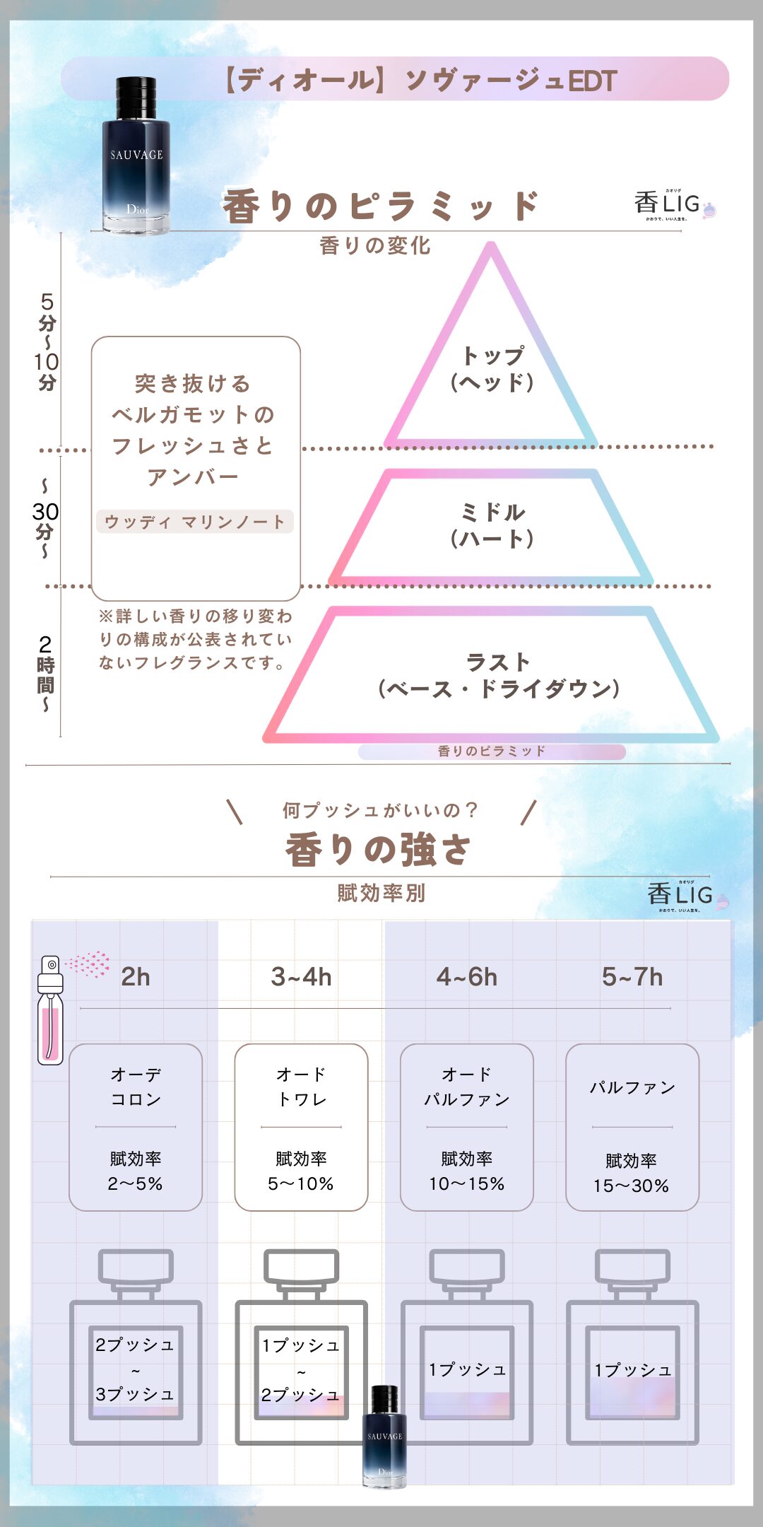 SAUVAGE EDT Fragrance Pyramid