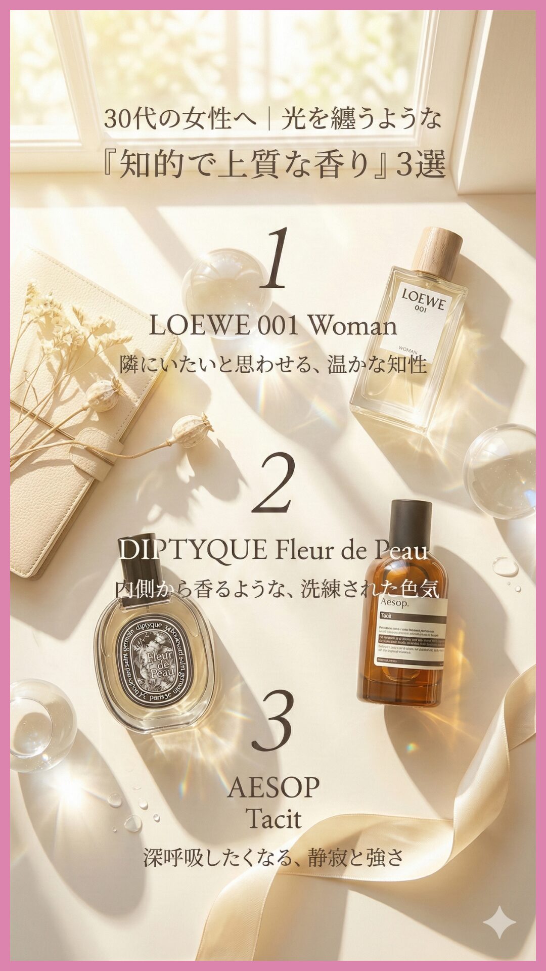refined fragrance gift guide for women in 30s