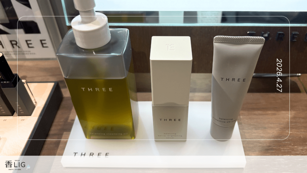 国産精油で作られているTHREEの店舗に行ってみた。 香水画像 15